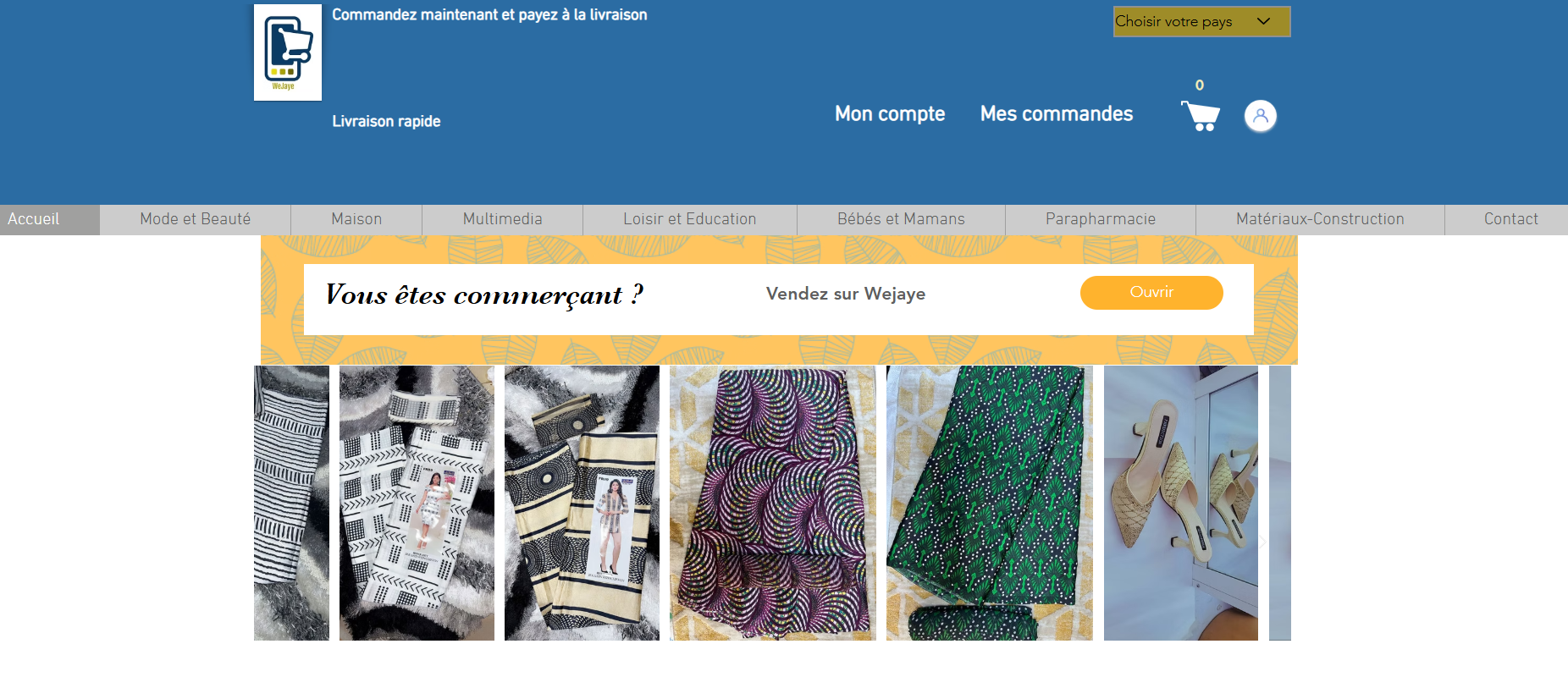 Site e-commerce moderne